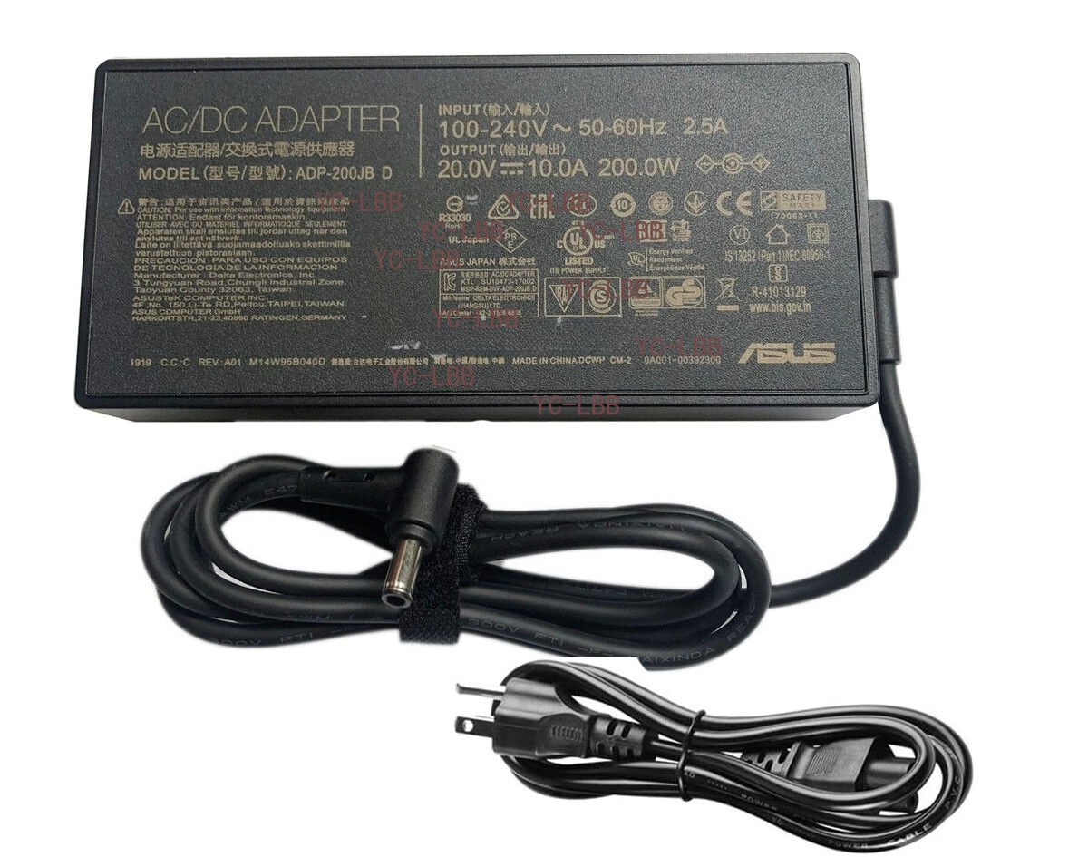 200W AC Power Supply Adapter For ASUS TUF Gaming A16 FA617NT-A16.R77700 Charger
