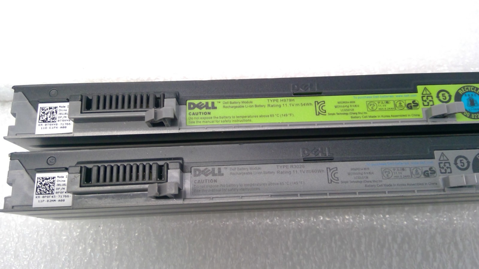 Battery for Dell Latitude E4300 E4310 XX327 R3026/60WH H979H/54WH PFF30 HW905