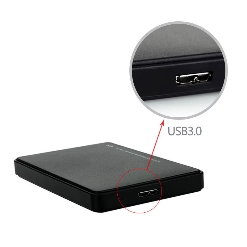 USB 3.0 2TB SATA SSD External Hard Drive Portable Desktop Mobile Hard Disk Case