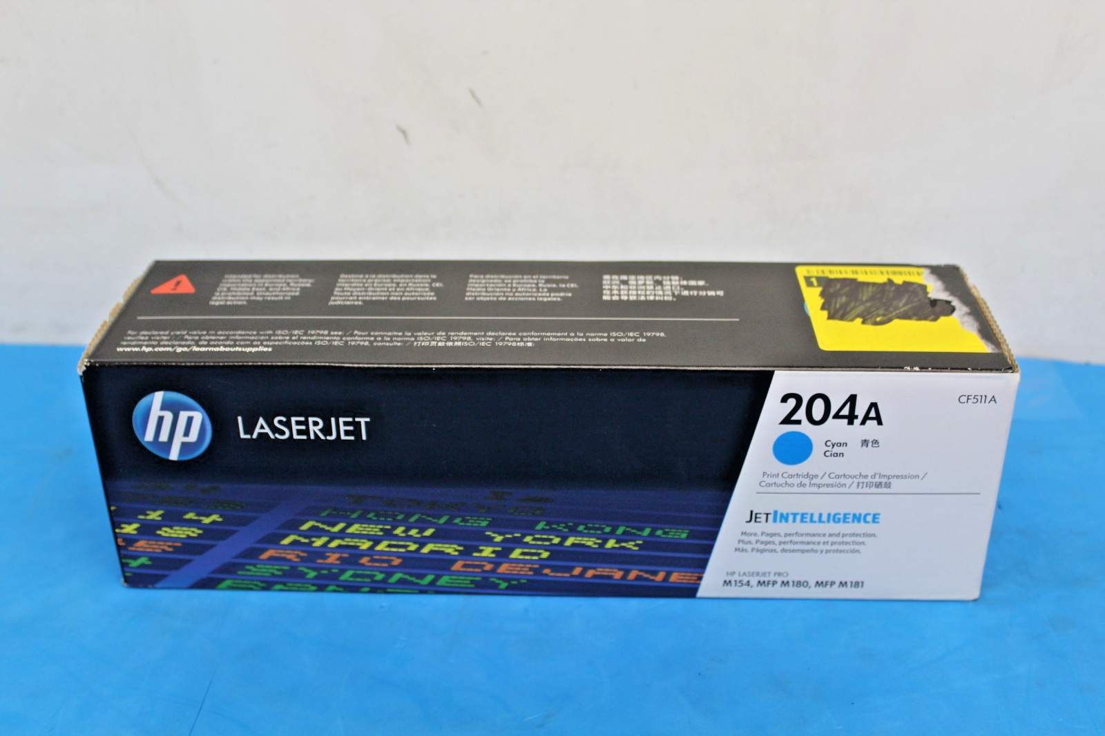 Genuine HP 204A Cyan CF511A M154 MFP M180 Print Cartridge SEALED T9-A10