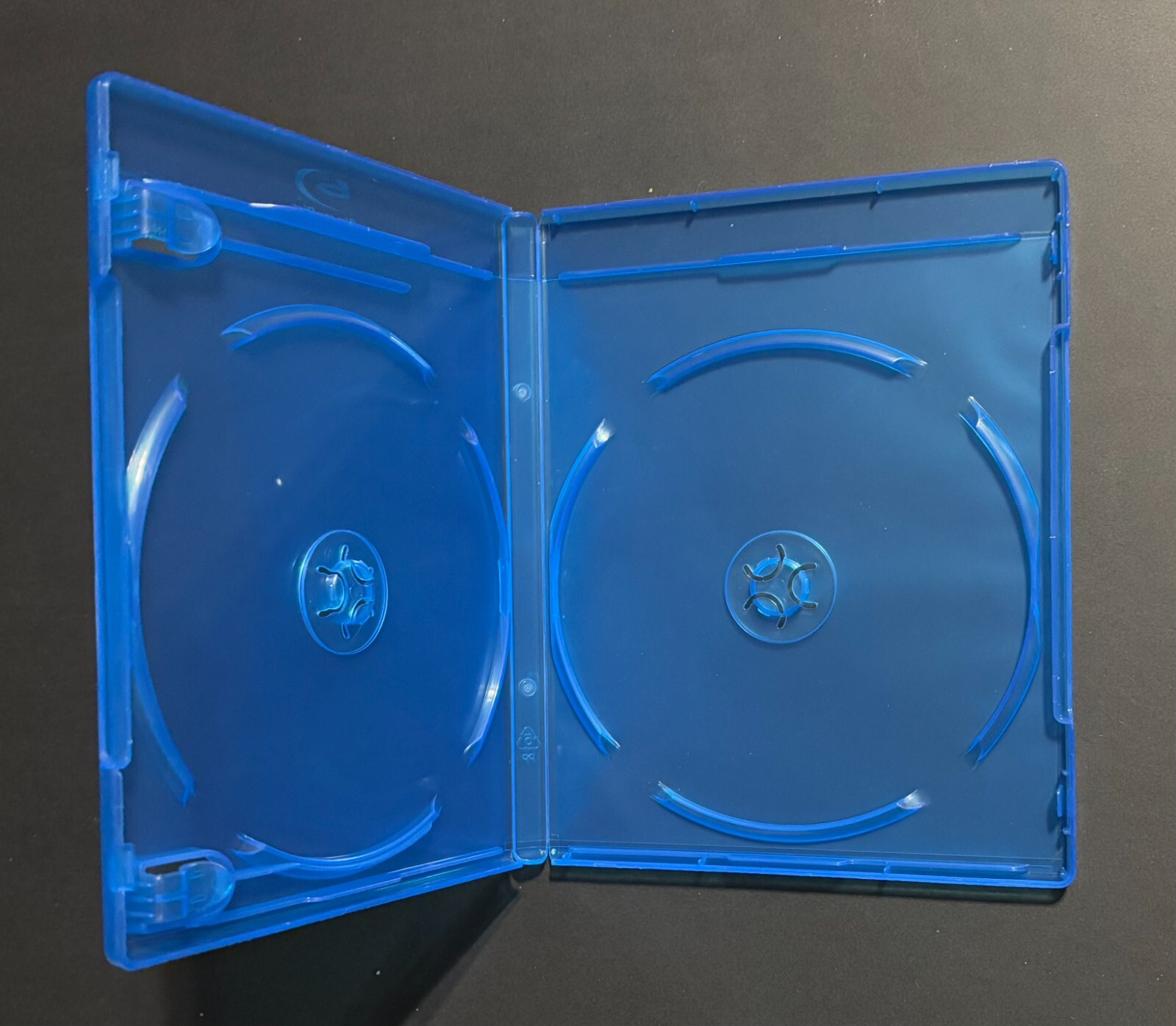2 Disc Double Blu-Ray DVD Case – 12 MM standard size – Premium – Silver Logo