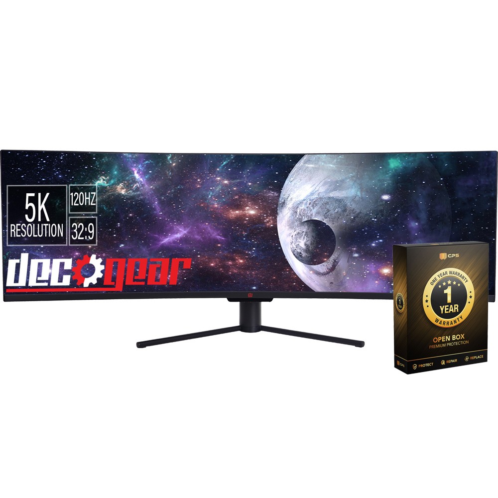Deco Gear 49″ Curved Ultrawide 5K Monitor (Open Box) with 1 Year Warranty