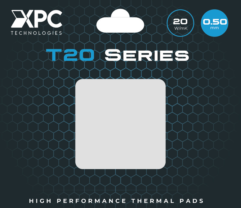 XPC T15 Thermal Pads 15W/mK , 100x100mm, White, 0.5mm Thickness