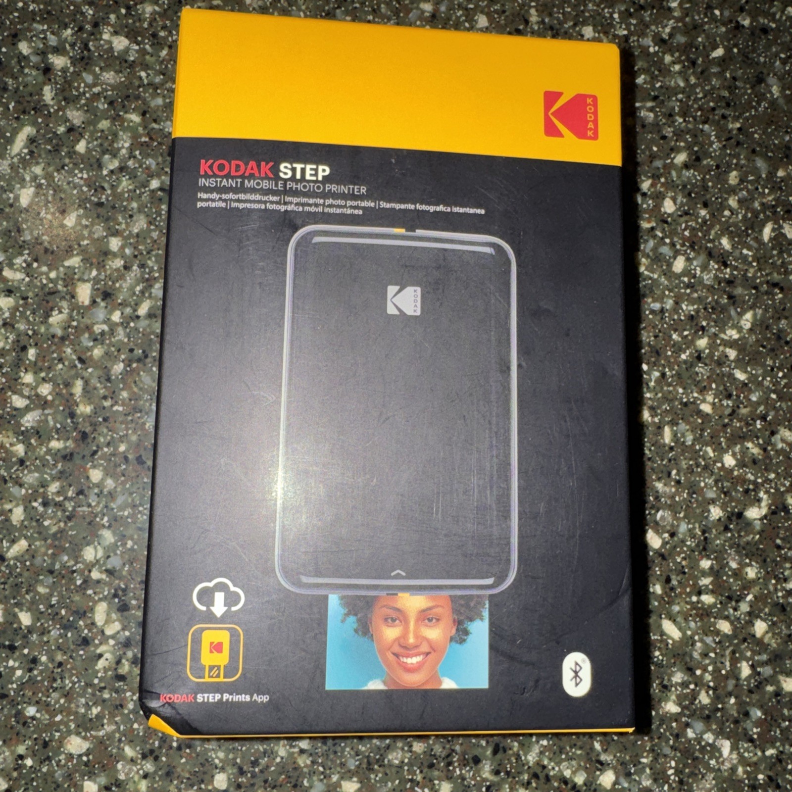 Kodak Step Mobile Instant Photo Printer, Portable Zink 2×3 Mini Printer, Black