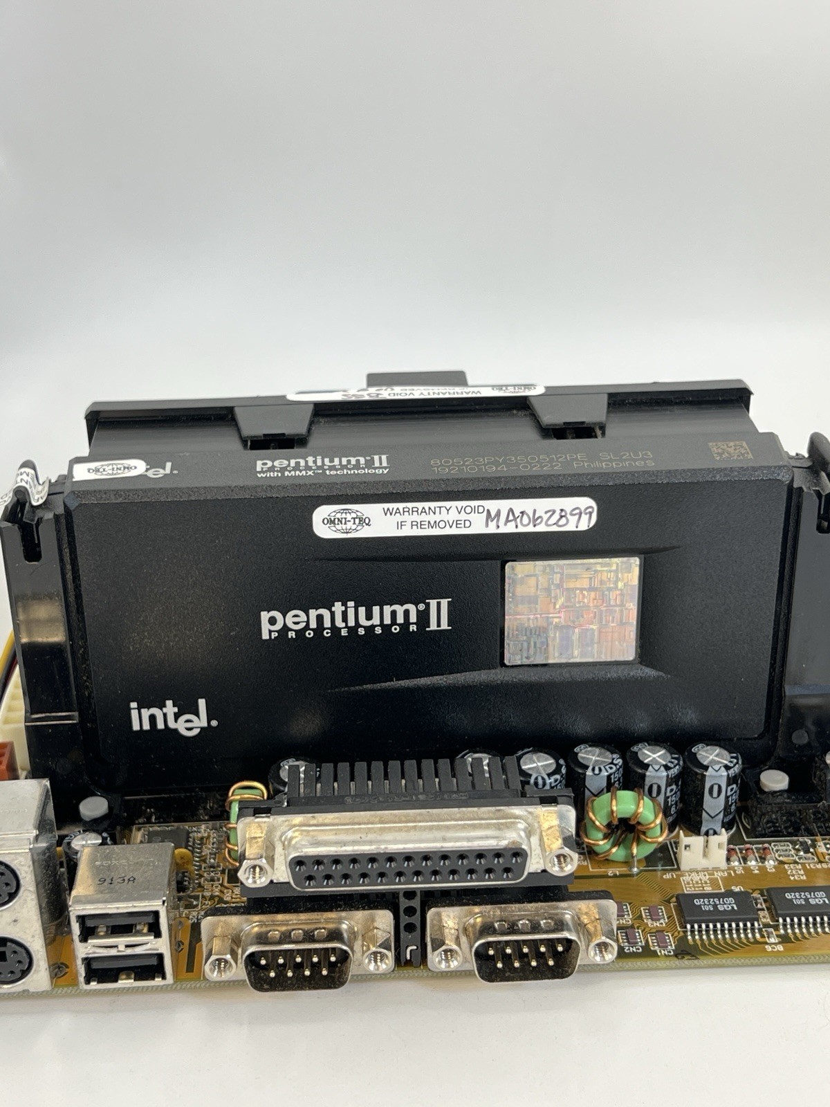 Intel Pentium II 350MHz Slot 1 440BX ATX Motherboard PCB40-A4X ISA AGP Vintage