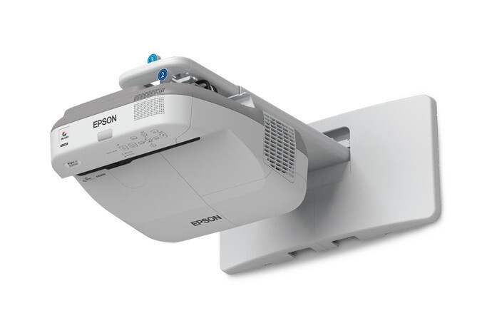 Epson BrightLink 595Wi 3LCD Ultra Short Throw Projector – New Lamp Installed!