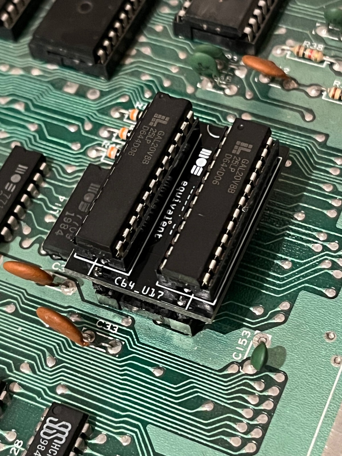 Commodore 64 PLA Replacement MOS 906114-01 / PLS100 C64, SX 64 High Quality USA