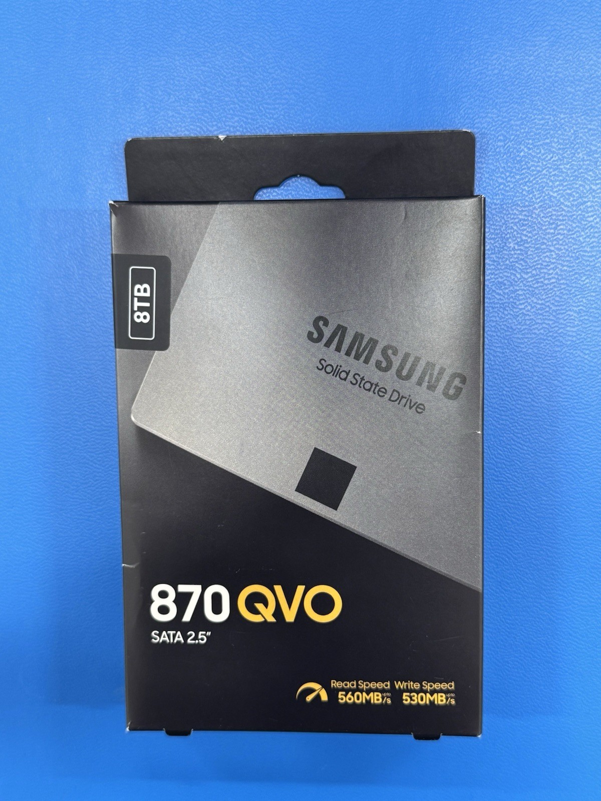 Sealed New Samsung 870 QVO 8TB SATA III 2.5″ Internal SSD, 560MB/s Read