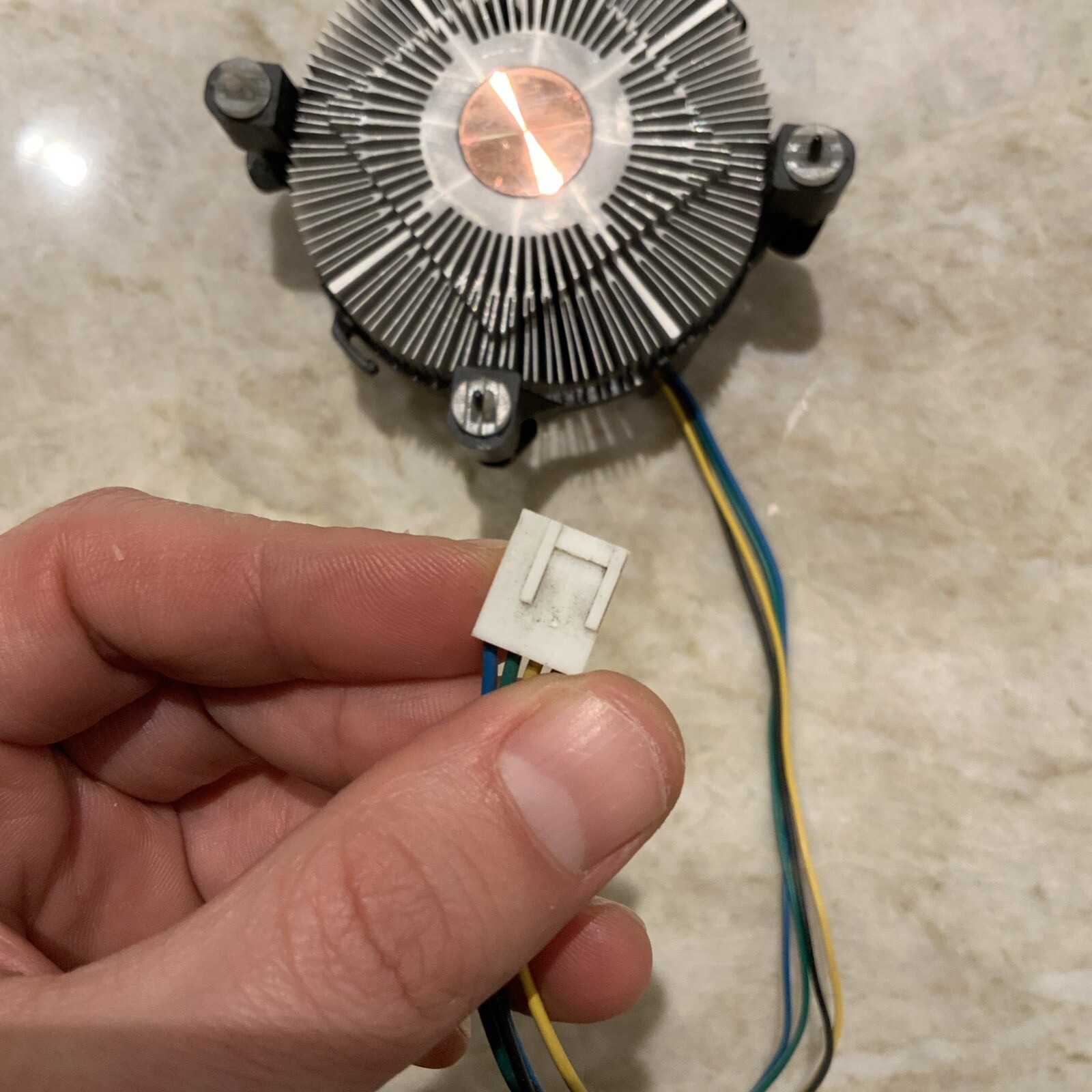 Intel Cooling Fan E97376-001 DC 12V 0.20A NIDEC with 2cm Heat Sink 4 Pin