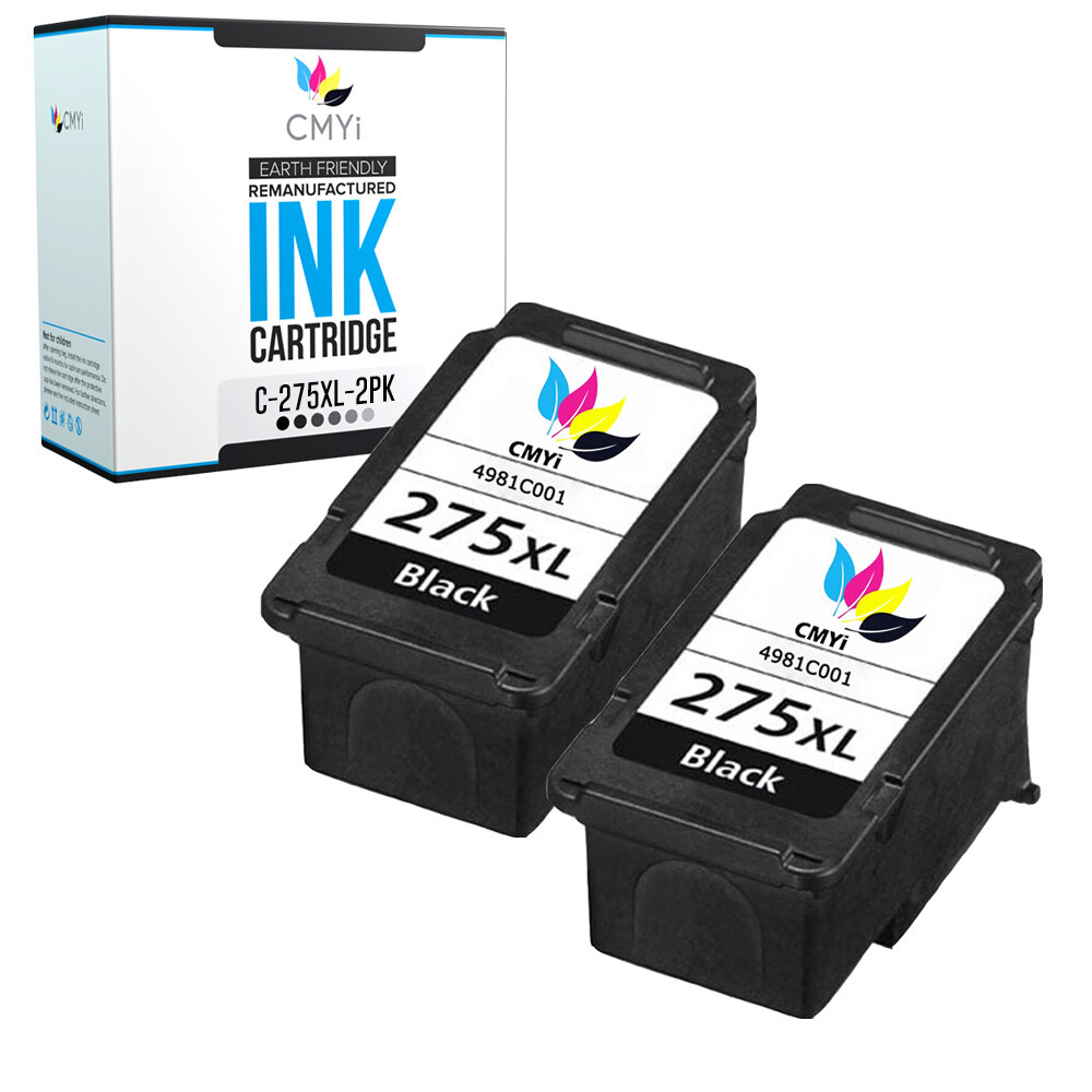 Compatible Canon 275XL Ink Cartridges 2PK for PIXMA TR4720, TR4722, TS3520