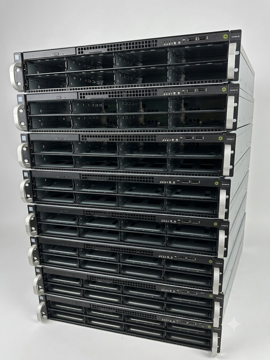 2U AI MINING SERVER 2x Xeon 36 cores 2.3Ghz DDR4 2x NVIDIA V100 GPU PCIe 2PS USA