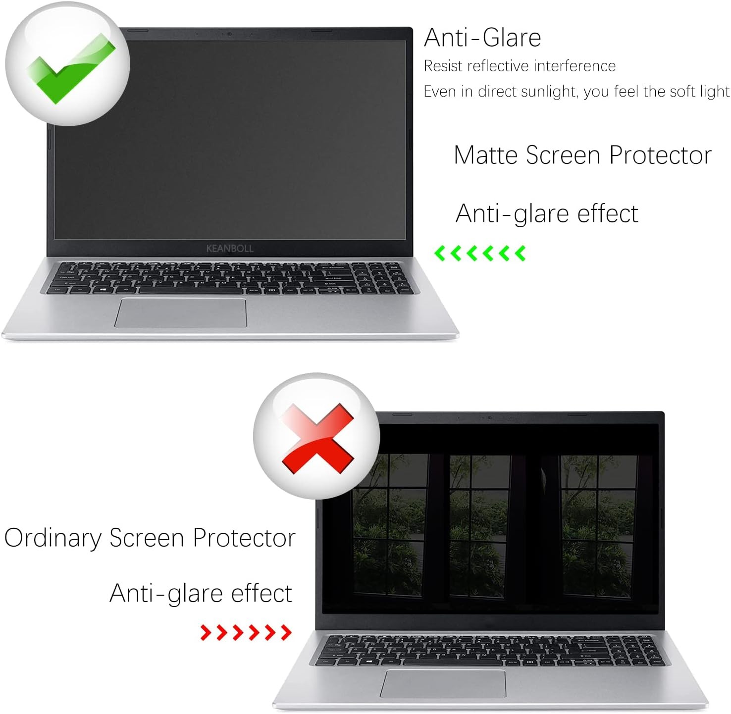 3 Pack 16″ Anti Glare Matte Screen Protectors for 16 Inch Laptops – KEANBOLL