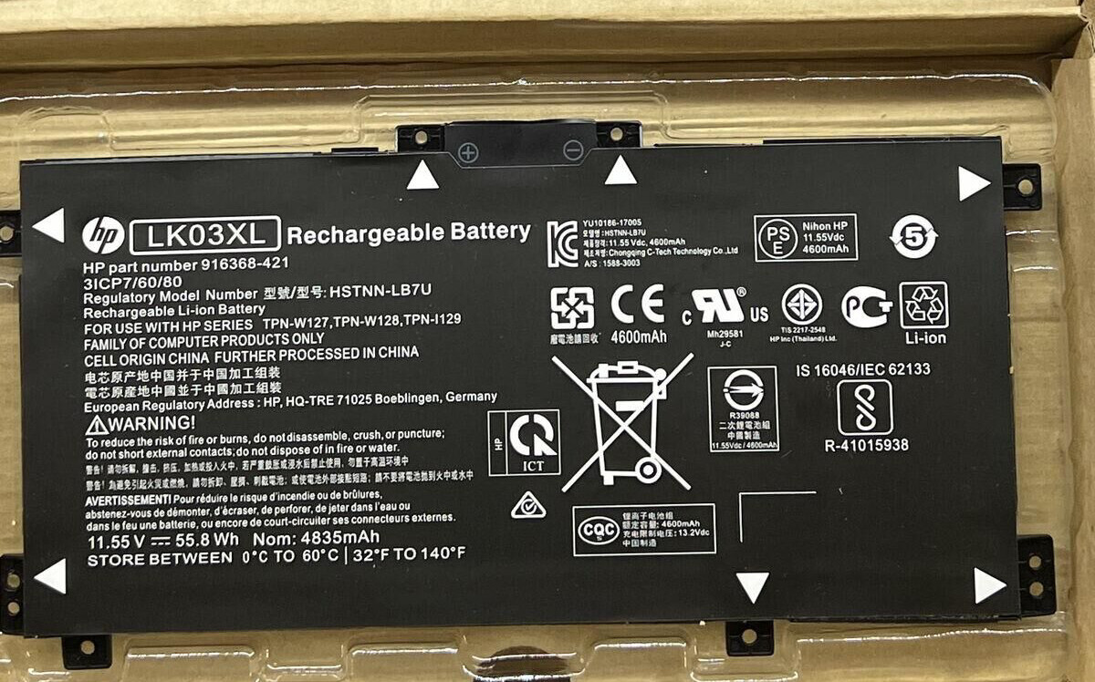 Genuine OEM LK03XL Battery For HP ENVY X360 15-BP 15M-BQ 17-AE 17-CE HSTNN-LB7U
