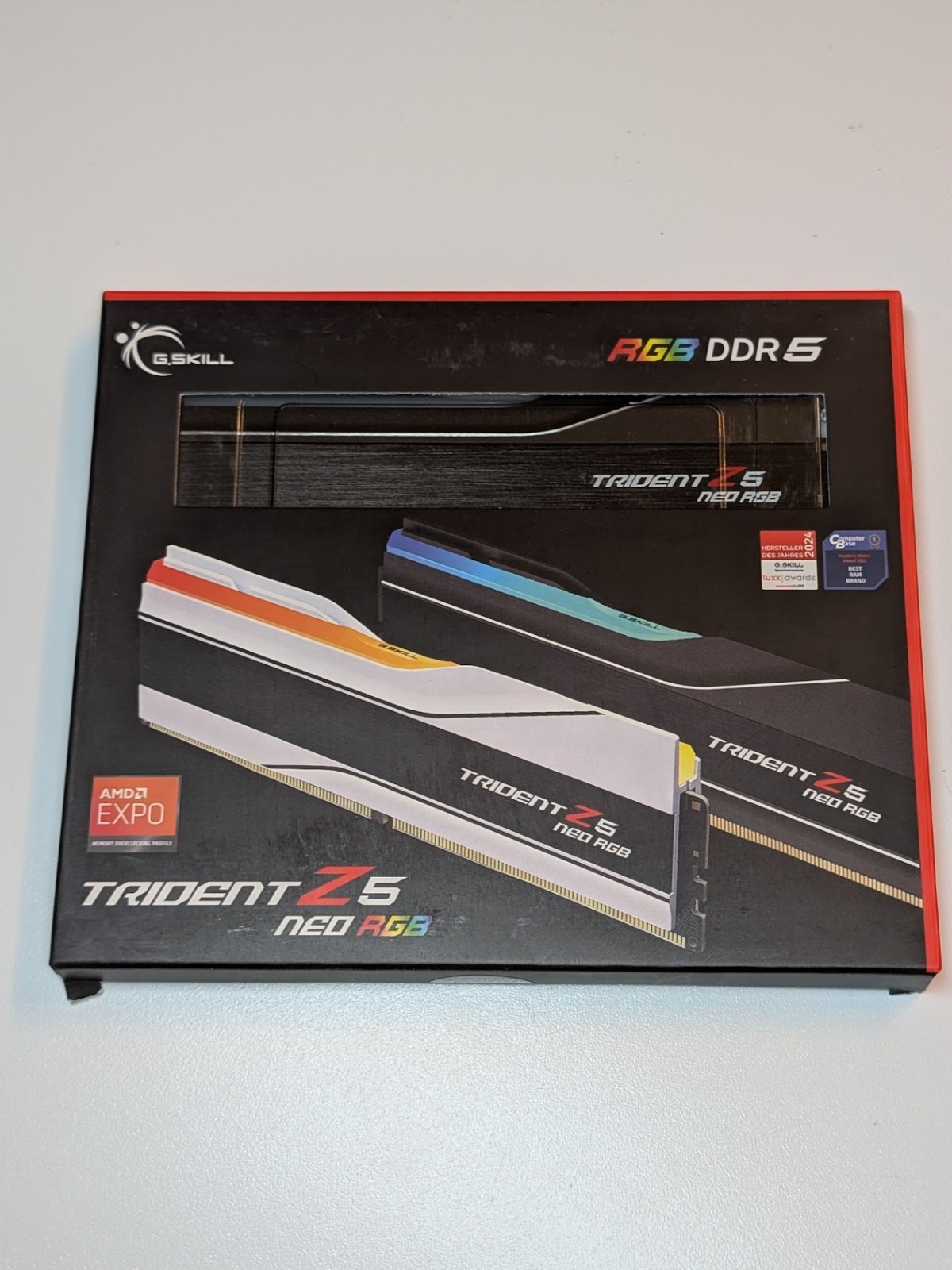 G.Skill Trident Z5 Neo RGB 64GB 2x32GB DDR5 6000 CL28 AMD EXPO Black CL30 RAM
