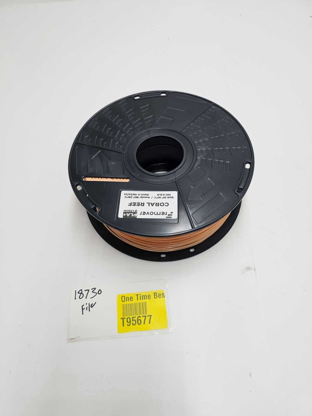 3D Innovators 3D Printer PLA Filament 1.75mm 1KG/2.2LB [coral Reef]