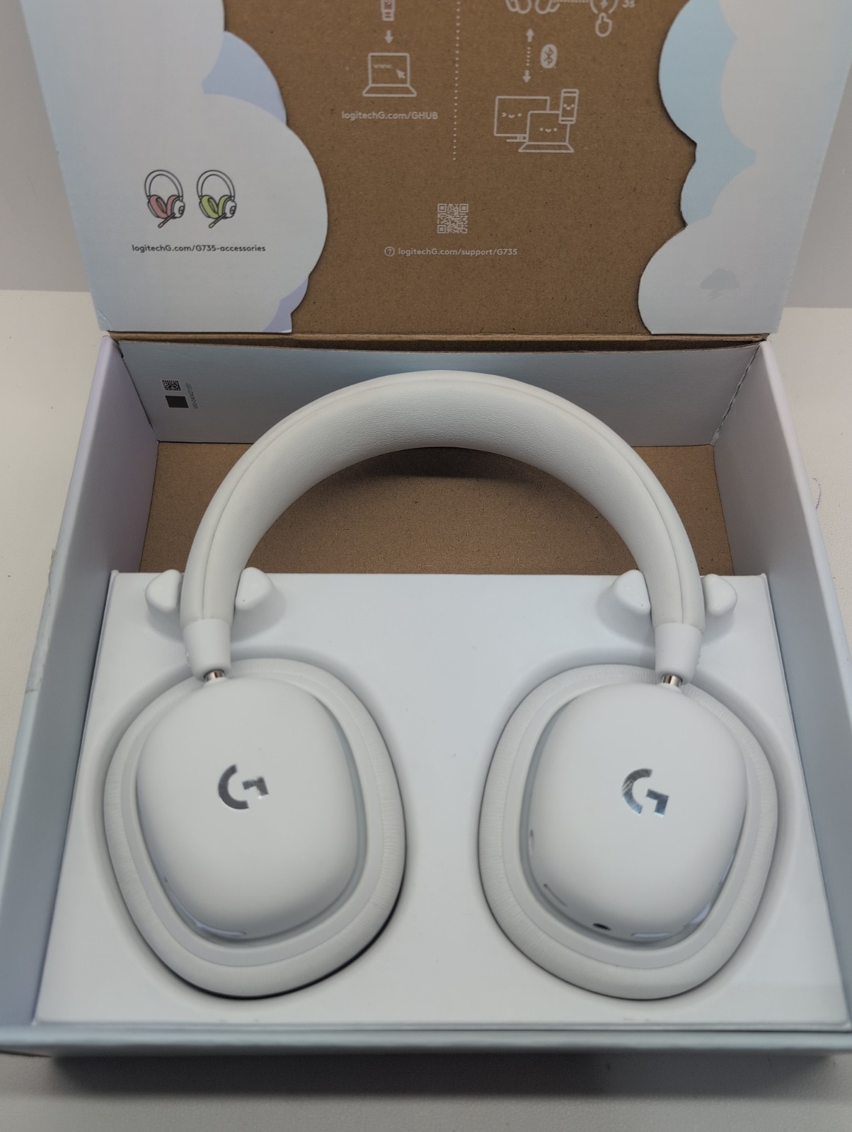 Logitech G735 Wireless RGB Gaming Headset White (Headset Only)