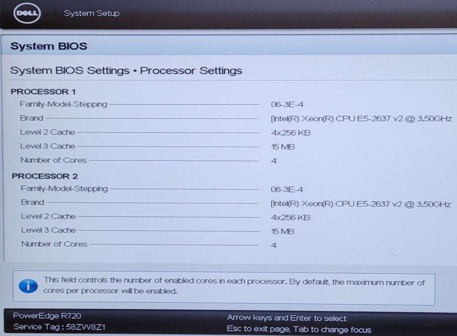 Dell PowerEdge R720 Dual Intel Xeon E5-2637 v2 @3.50GHz 96GB RAM No HDD H710