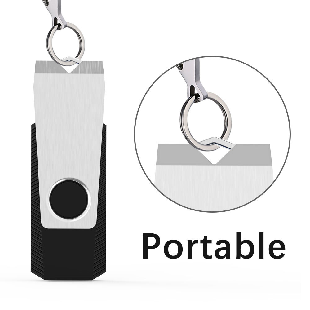 Wholesale 1/10pcs USB 2.0 32GB Metal Swivel Style Flash Drive USB Memory Storage