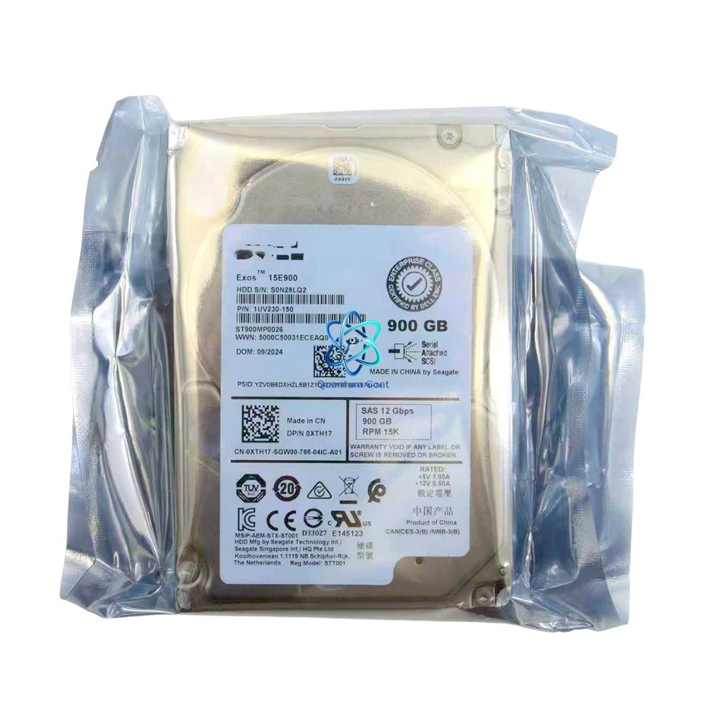For ST900MP0026 Dell XTH17 0XTH17 900GB 15K 2.5″ SAS 12Gbps HDD v6 14G 15G 16G