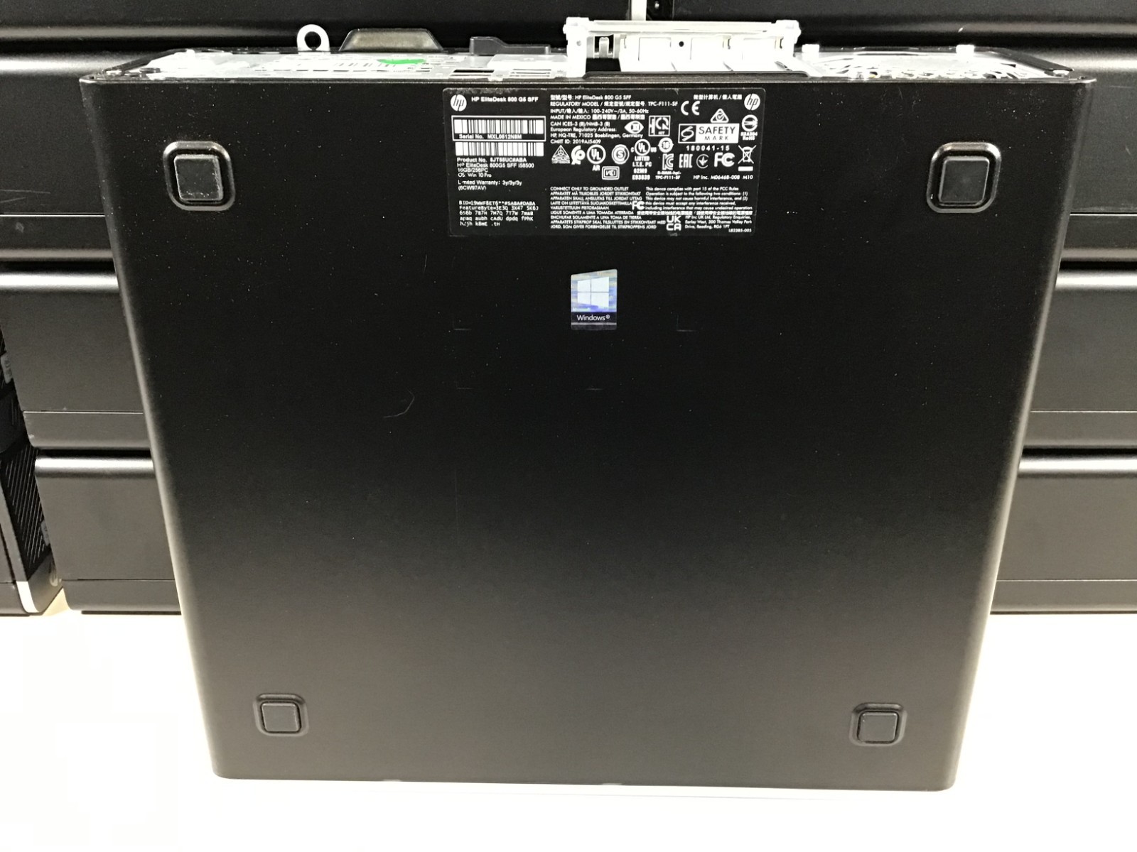 HP EliteDesk 800 G5 SFF i5-8500 3.00GHz CPU 256GB NVME 16GB RAM No OS w/ Power ~