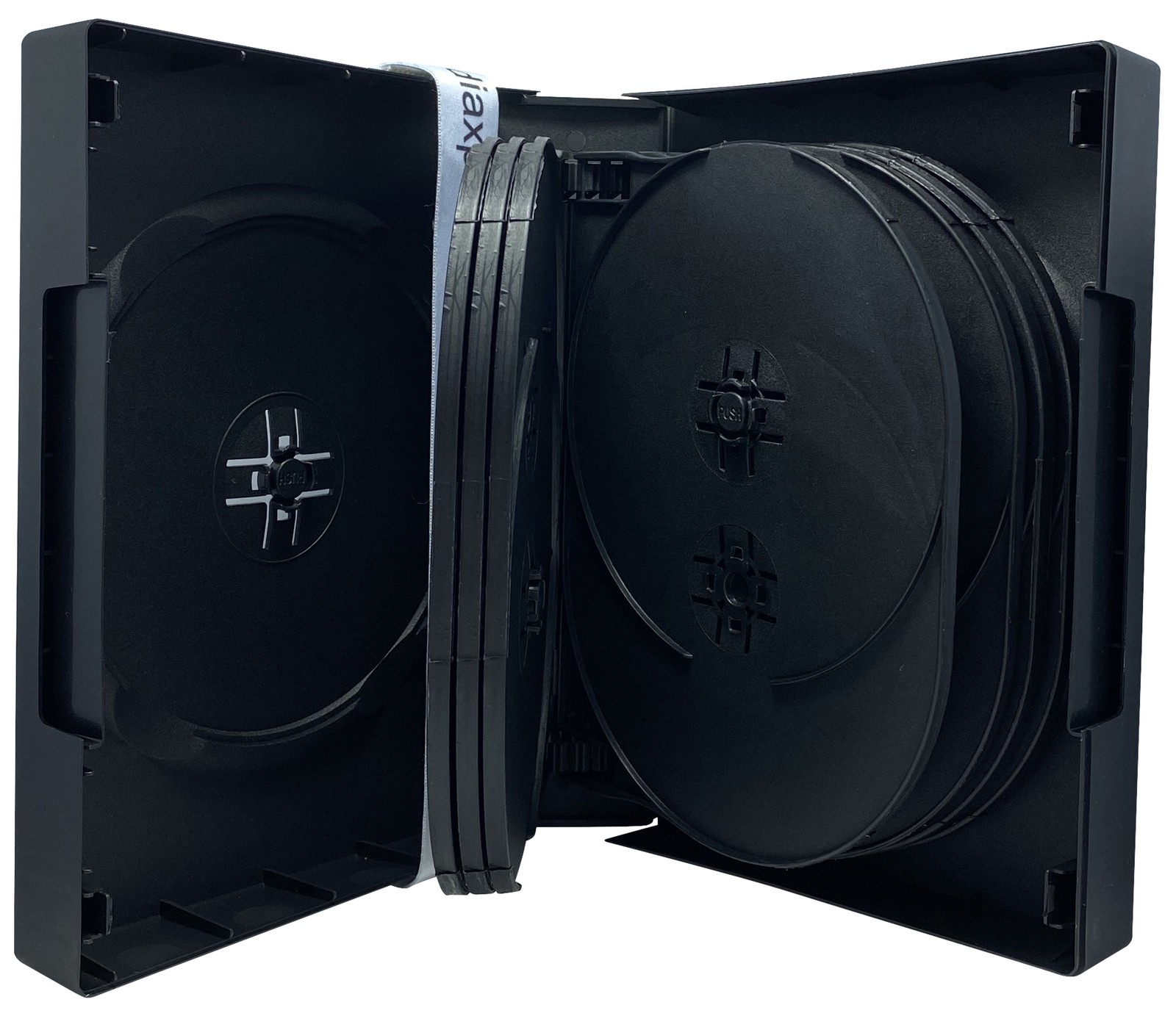 Black 16 Disc DVD Cases Lot