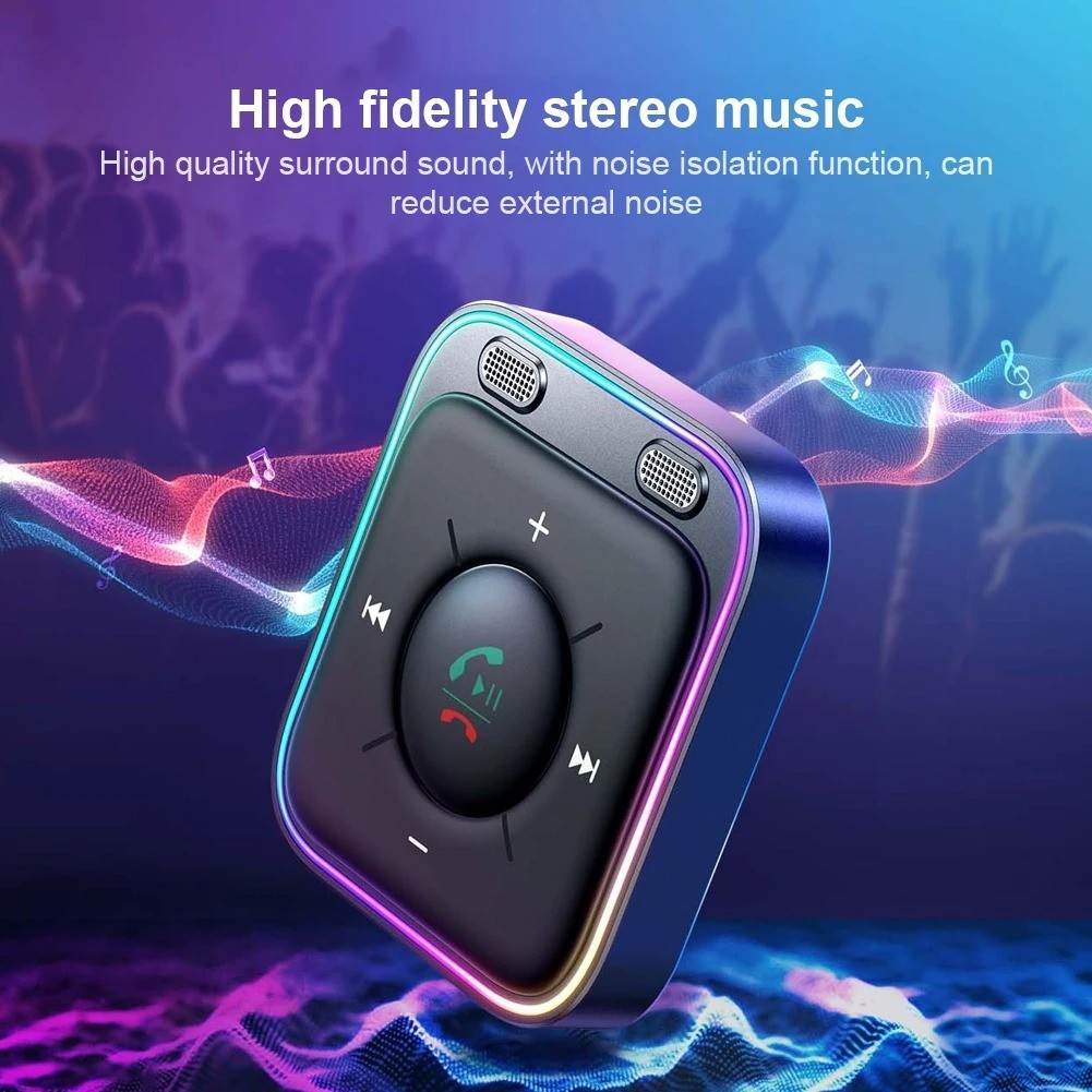 UGREEN Bluetooth 5.4 Car Receiver Adapter USB AUX with Mics Car Kit Stereo Audio