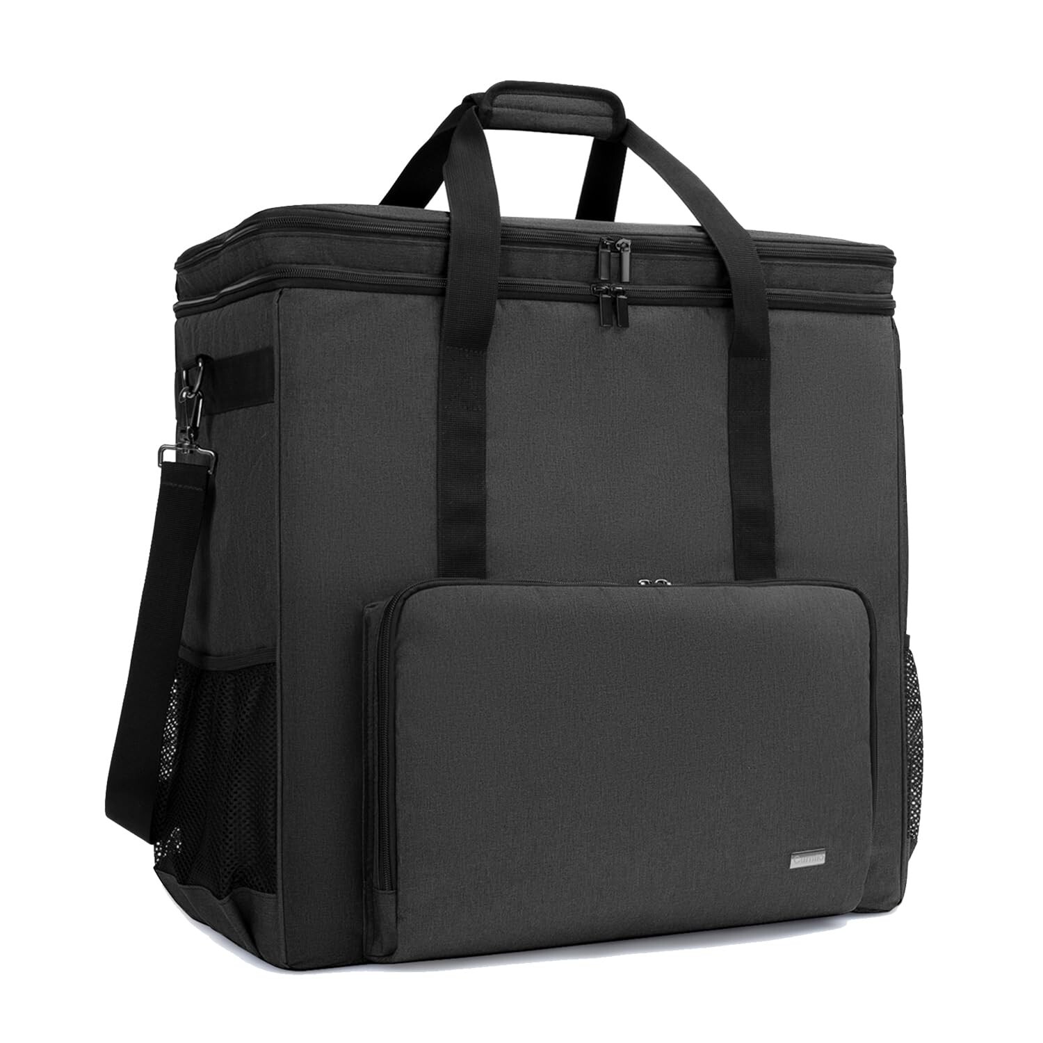 CURMIO Double-Layer PC Carrying Case, Desktop Computer Travel Bag for PC Chas…