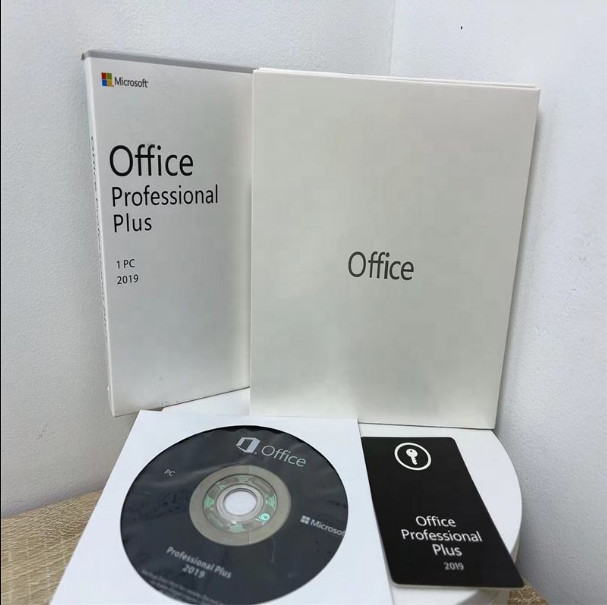 Microsoft Office Pro Plus 2019 – Package DVD Sealed Retail – One Use for Windows