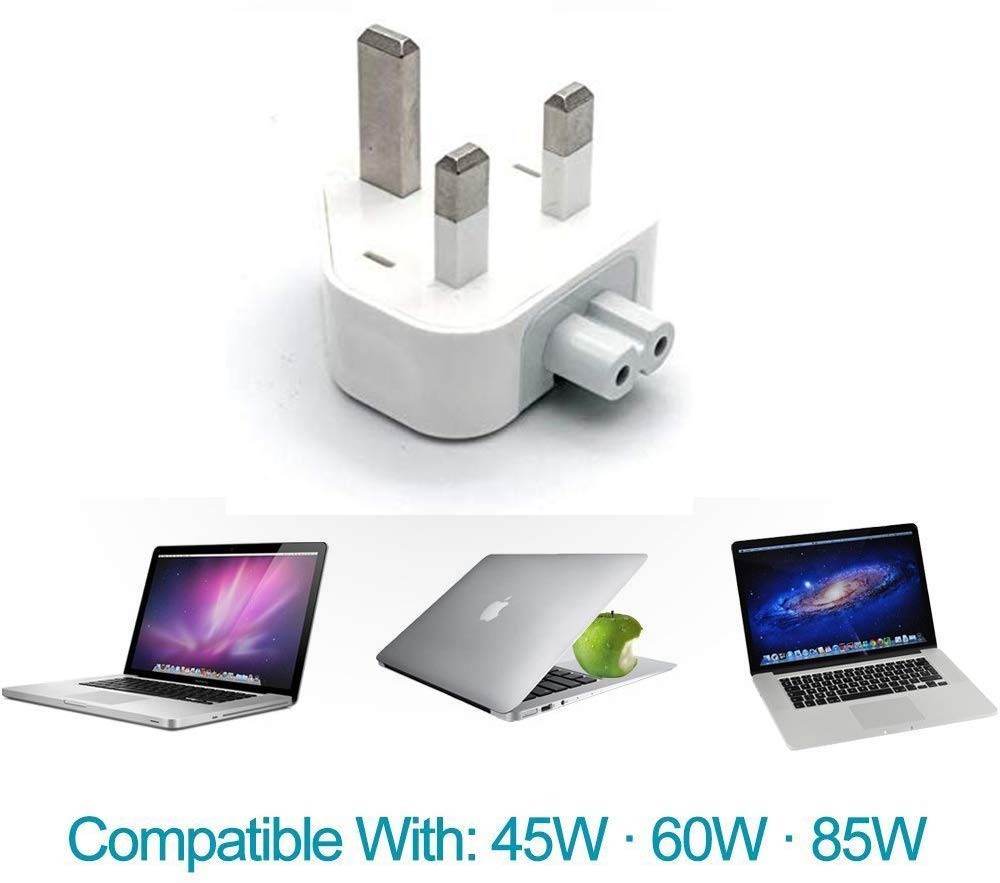 Mac AC Power Charger Adapter United Kingdom Wall Plug Duckhead, Converter Tra…