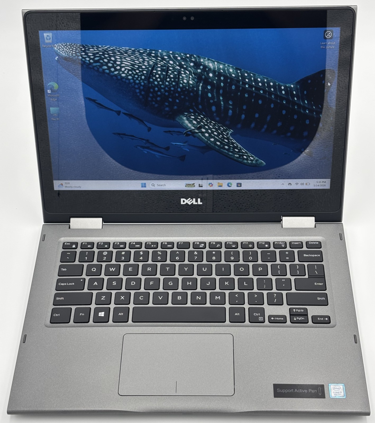 Dell Inspiron 13 5379 2-in-1 13″ FHD Touch I7-8550U 256GB SSD 8GB W11H Webcam