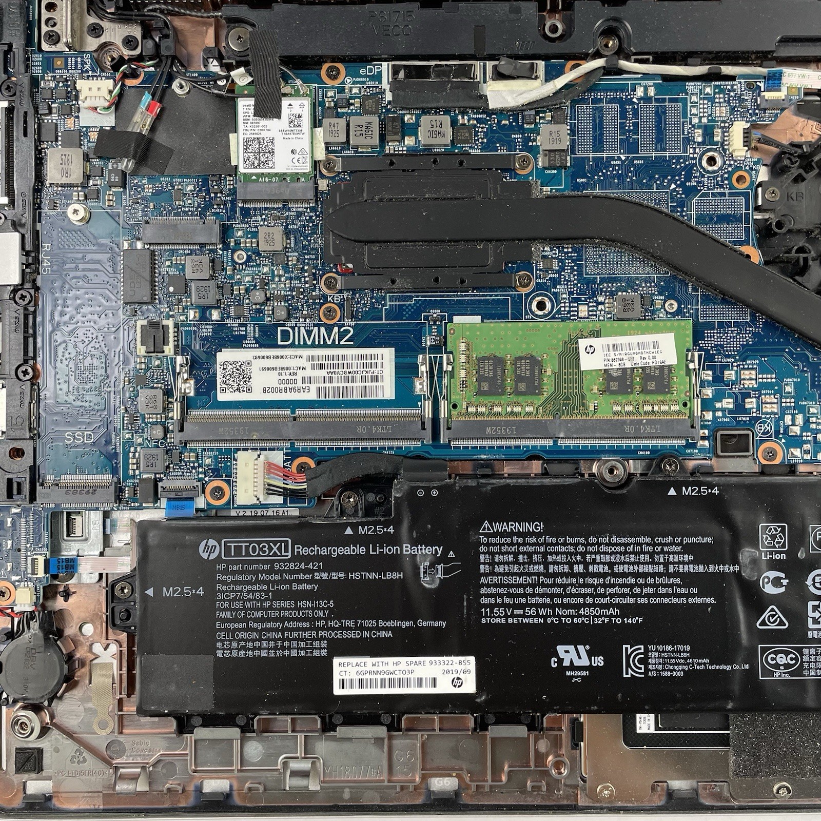 HP EliteBook 850 G6 15.6″ i5-8365U 1.60 GHz 8 GB RAM No SSD/OS/AC – READ