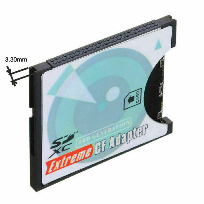 Single Slot Extreme For Micro SD/SDXC TF To Compact Flash CF Type I Memory Card