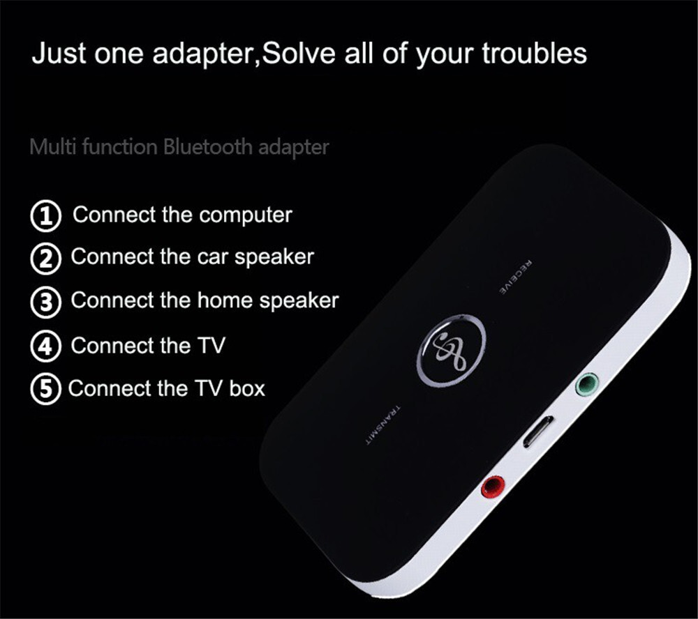 Bluetooth Transmitter & Receiver Wireless Adapter For Home stereos/speakers Lot