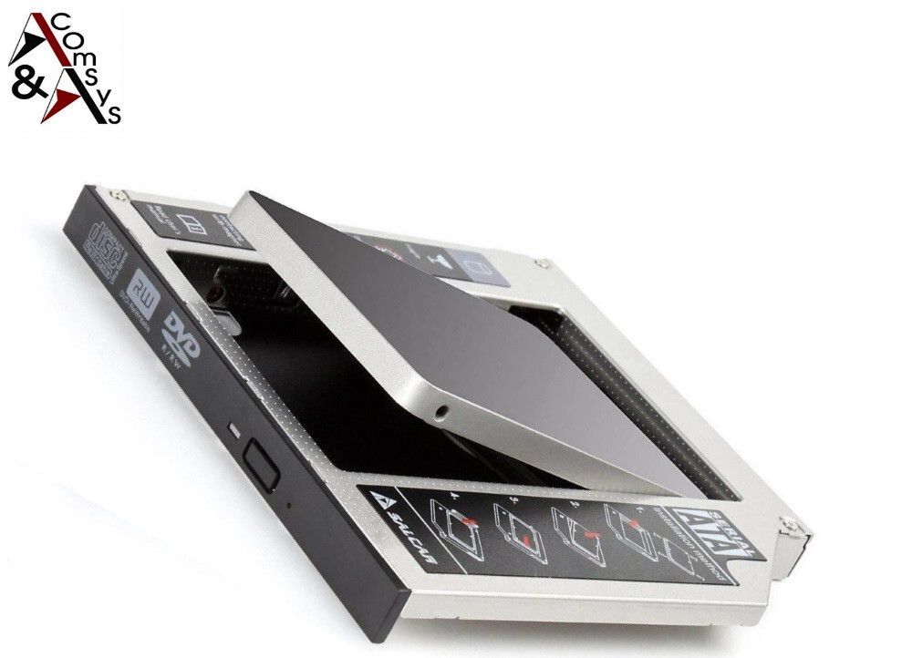 Caddy 12.7mm Festplattenrahmen 2.5 Zoll HDD SSD SATA 3.0 II III CD/DVD-ROM Drive