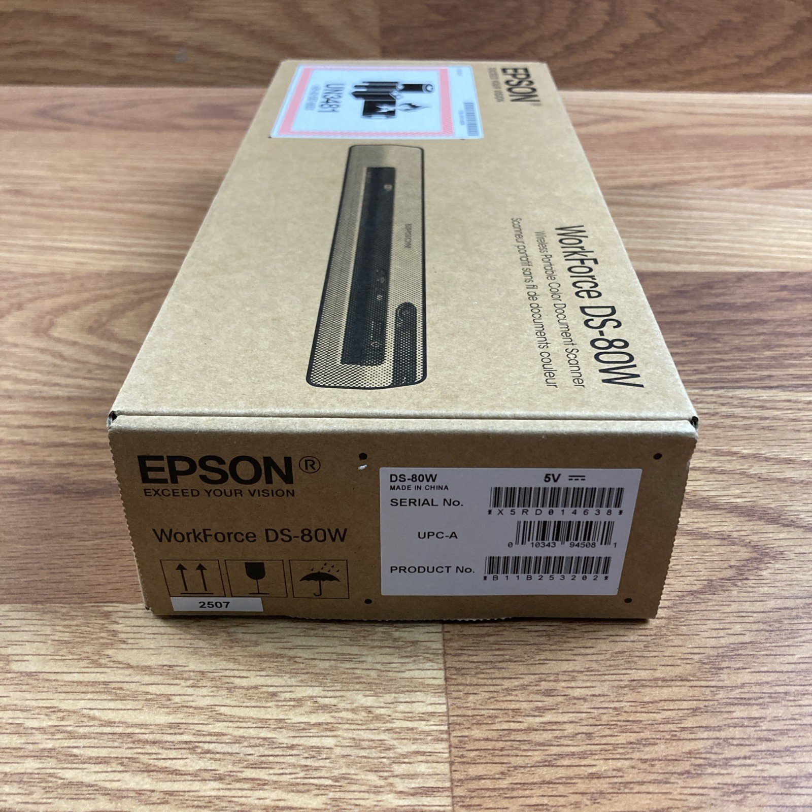 Epson Workforce DS-80W Wireless Portable Color Document Scanner – FAST SHIP