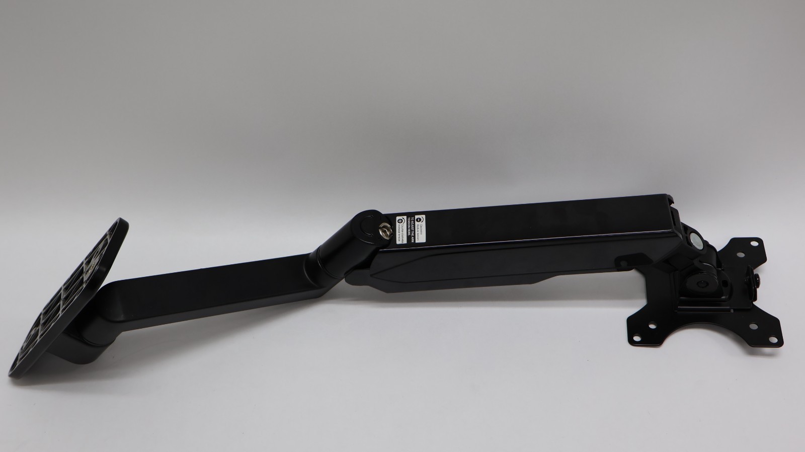 Adjustable Wall Mount Monitor Arm Bracket Black