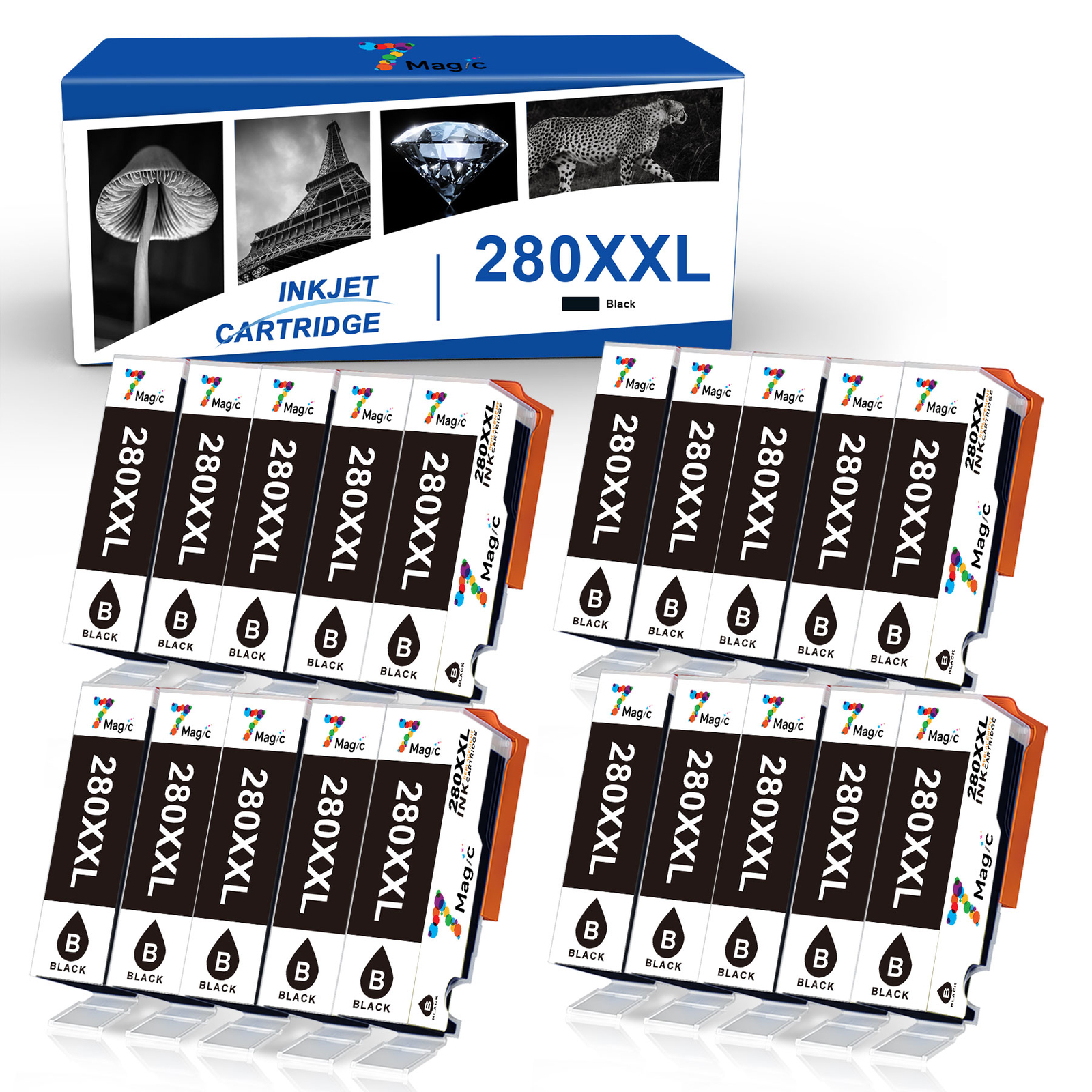 XXL Big BLACK Ink Cartridge for PGI-280 Canon TR8622A TR8620A TR8520 TR8622