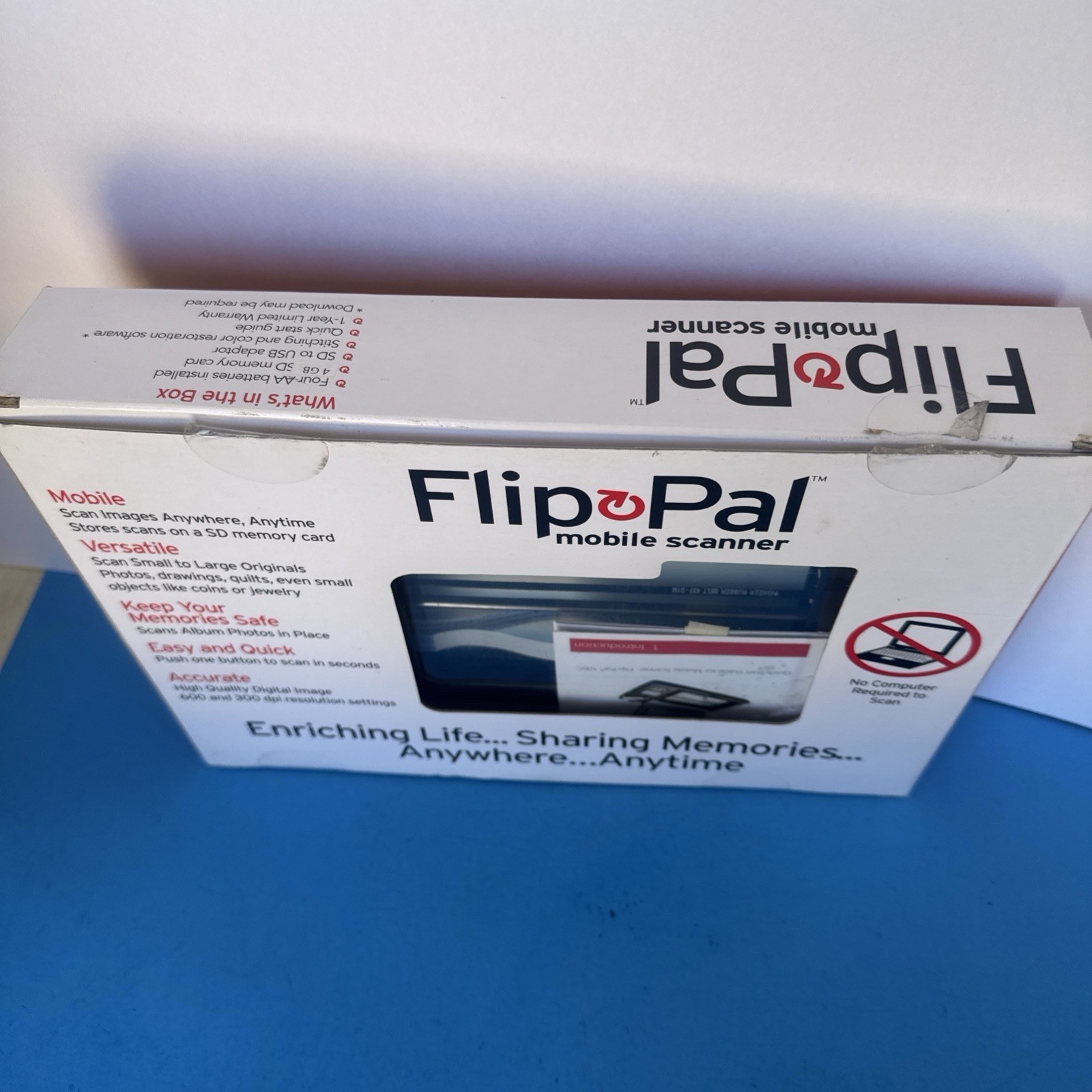 Flip Pal Mobile Scanner 100C Cordless Flatbed Scanner