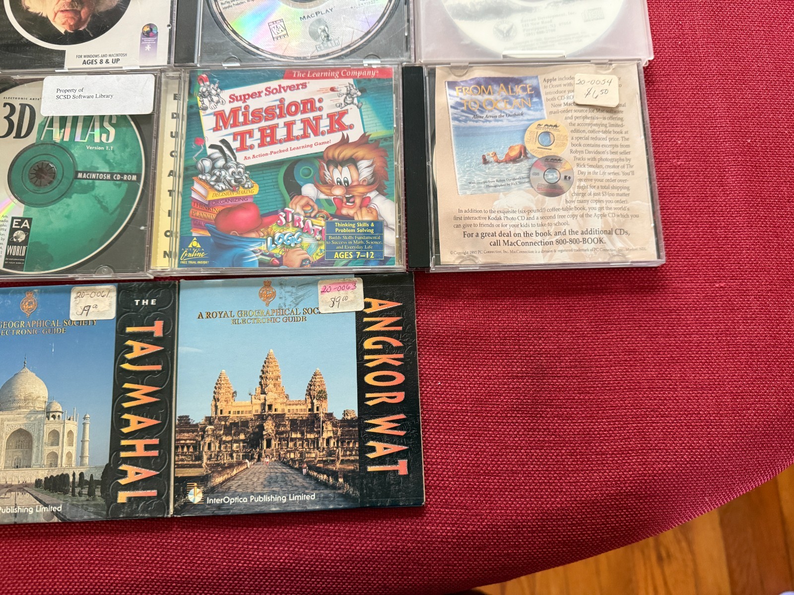 Macintosh Educational CD’s: Lot of 14: Maya Quest, Yukon Trail, & MORE lot 1