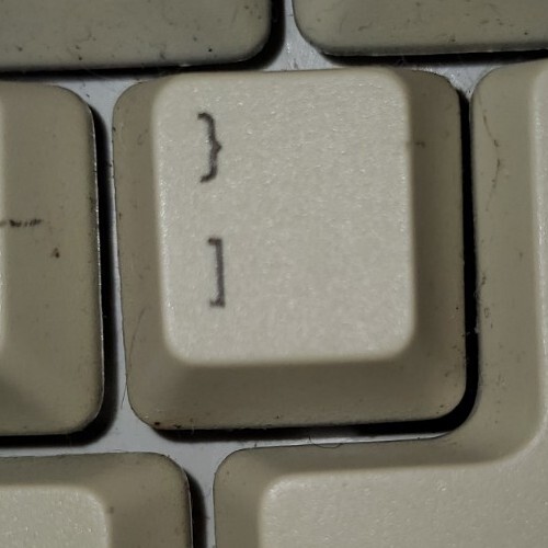 Brackets Right Key Only For Micro Innovations Keyboard Replacement Part 1 Pc