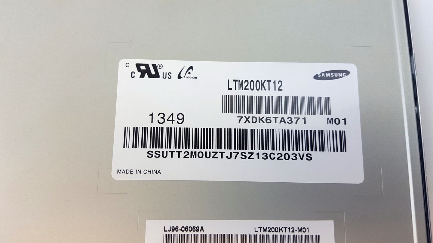 Samsung LTM200KT12 Universal 20″ 1600×900 Matte LCD Display Panel