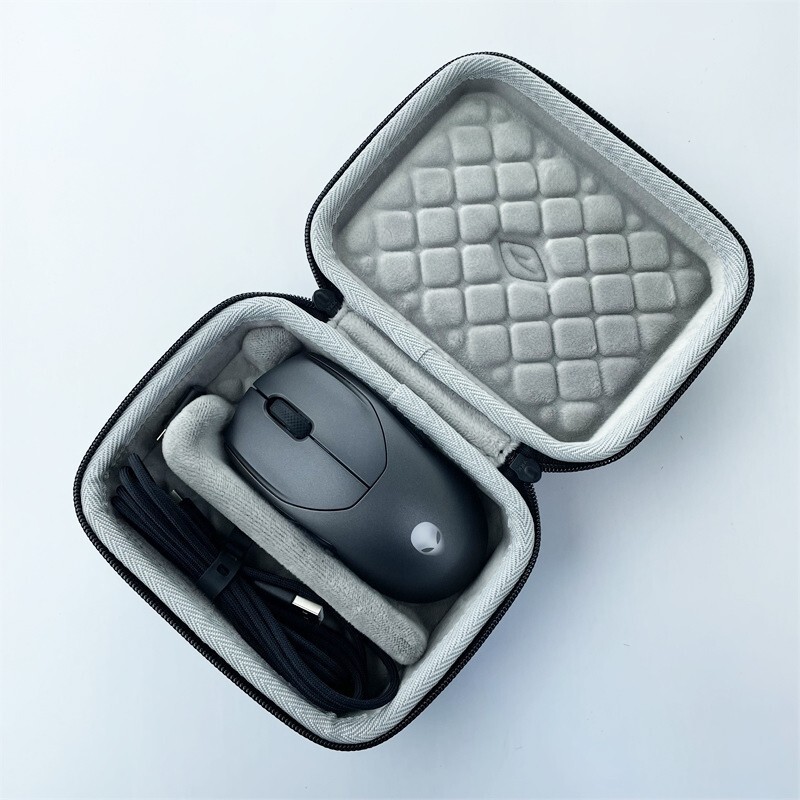 Black Portable Storage Carrying Box Case Cover For Alienware AW720M Gaming Mouse