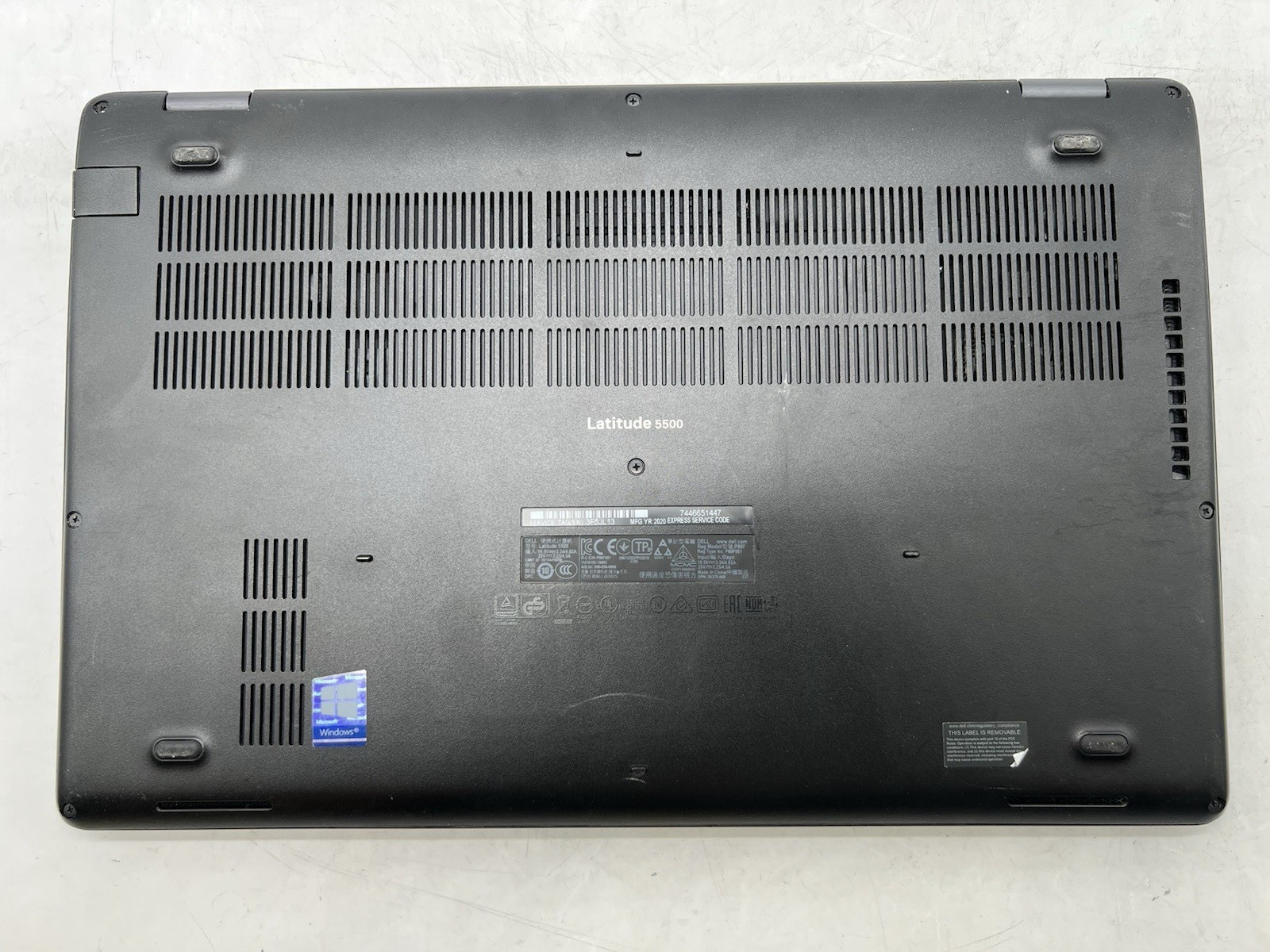 Dell Latitude 5500, i5-8265U, @ 1.60GHz, 16GB RAM, 256GB NVMe, No OS , w/Charger