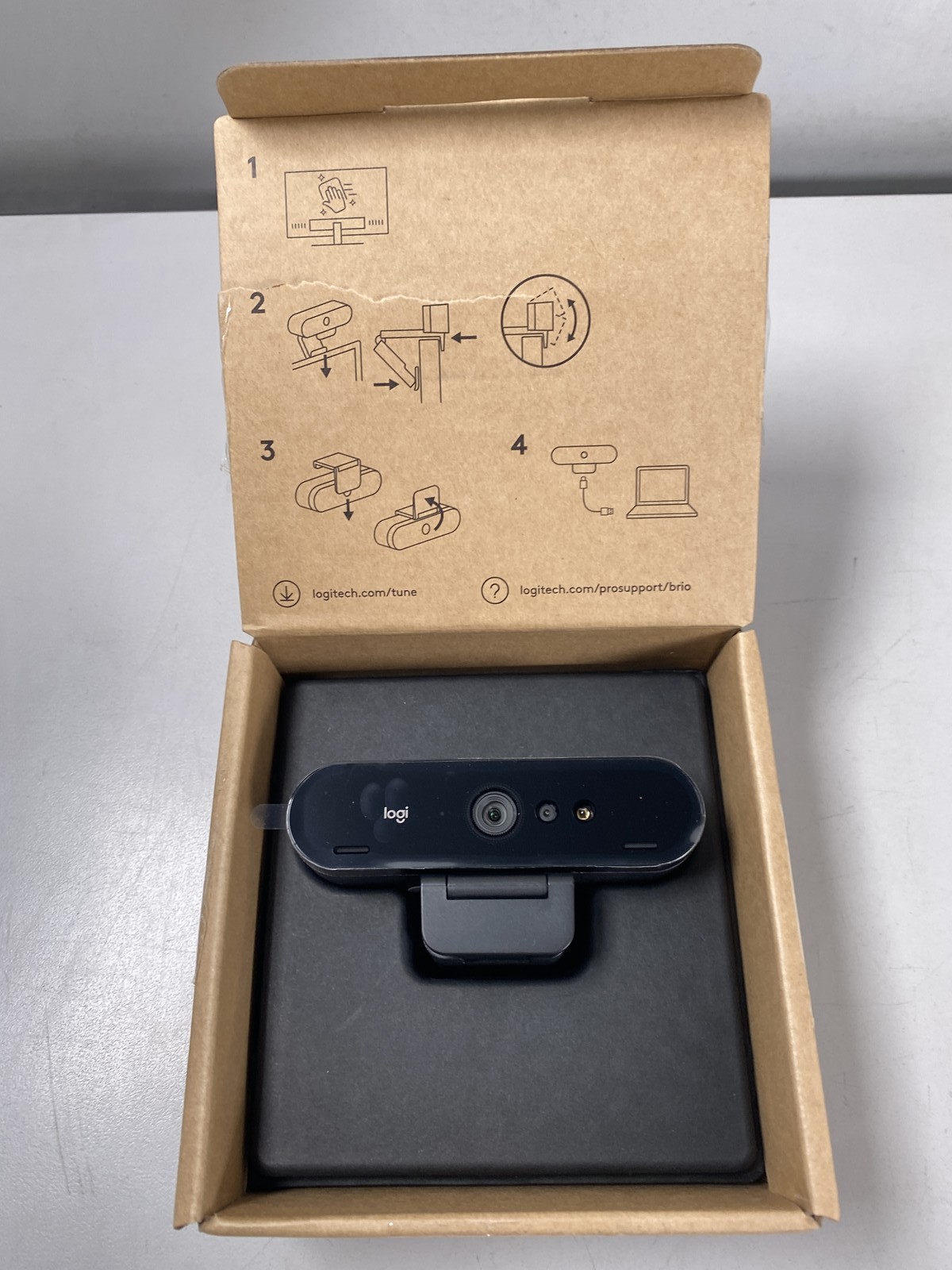 Logitech Brio Ultra HD Pro 4096 x 2160 Business Webcam w/ RightLight 3