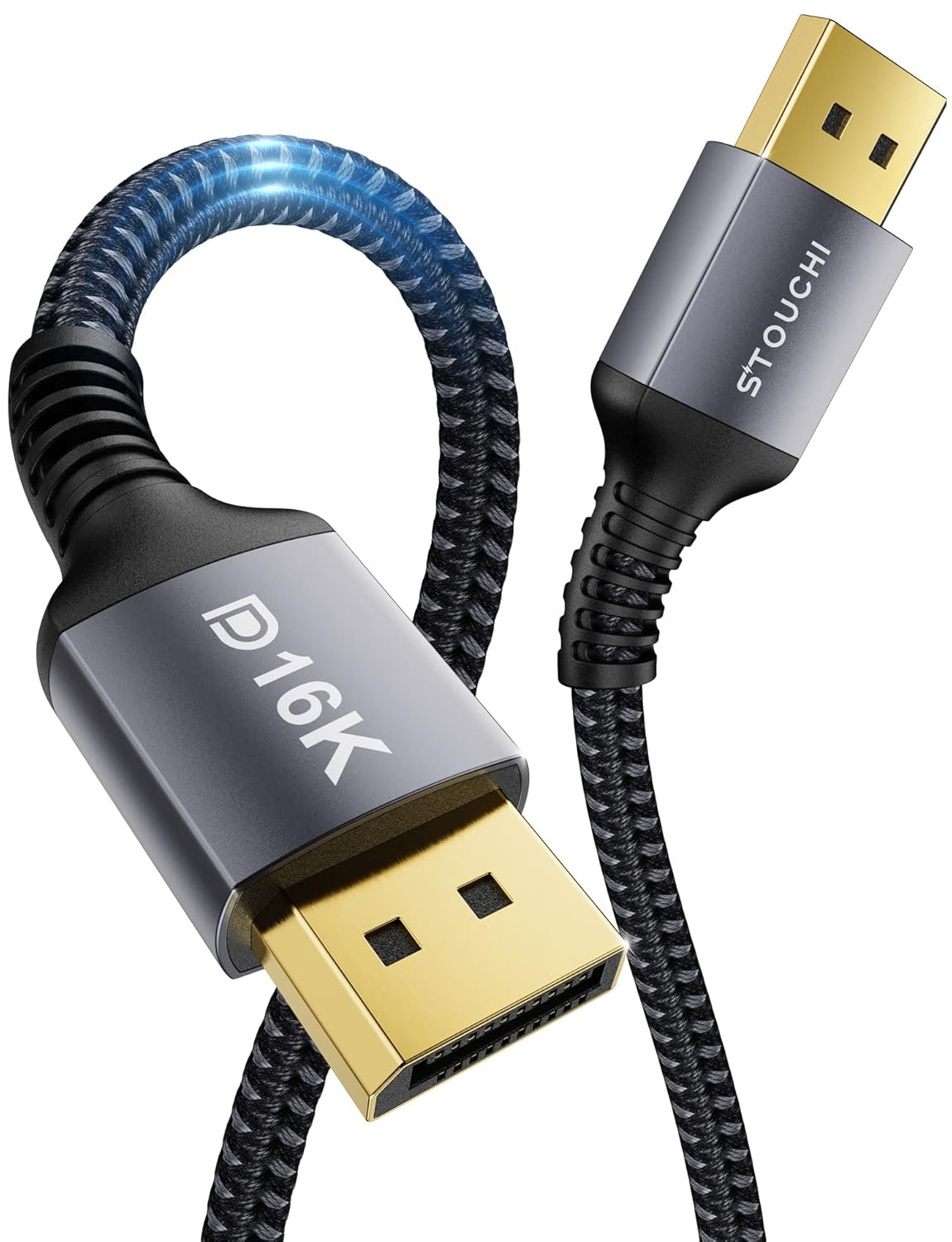 VESA Certified Displayport 2.1 Cable 10FT/3M, 54Gbps UHBR13.5 [16K 8K 4K@240Hz]
