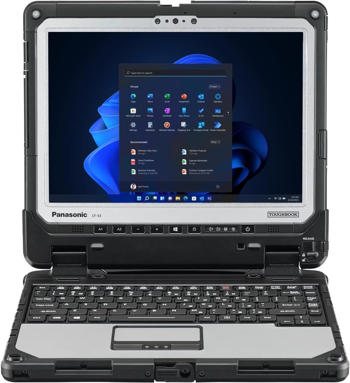 Panasonic Toughbook CF-33 i7-7600U 2.8GHz 16GB 512GB – Win 11 Pro – MS Office