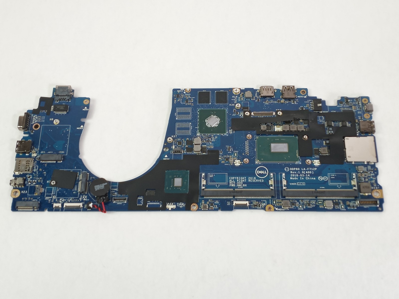 Dell Latitude 5591 Core i5-8400H 2.5 GHz DDR4 Laptop Motherboard 4XMP4