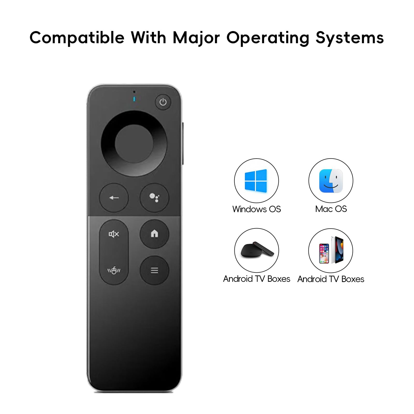 Bluetooth Air Mouse Remote Keyboard 2.4G Wireless Combo Plug and Play Control