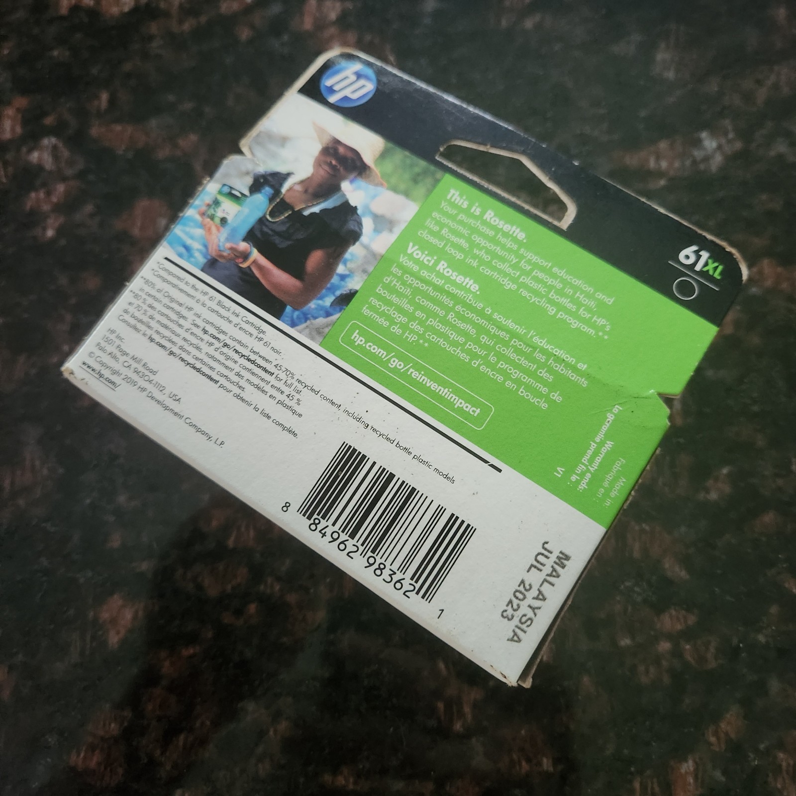 NEW Genuine HP 61XL Black Ink Cartridge CH563WN Sealed Expired Exp Jul 2023 NEW