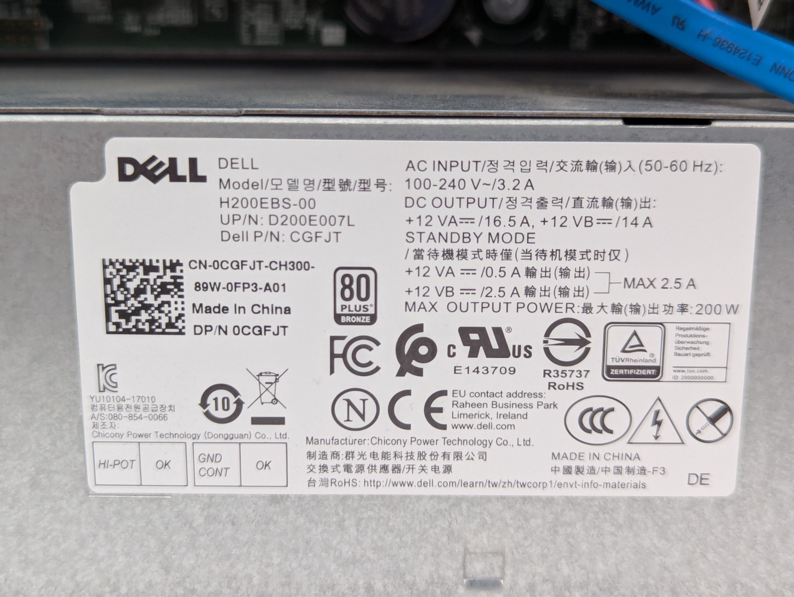 Dell OptiPlex 3060 SFF Desktop i5-8500 3.00GHz 16GB RAM 256GB NVMe Windows 11